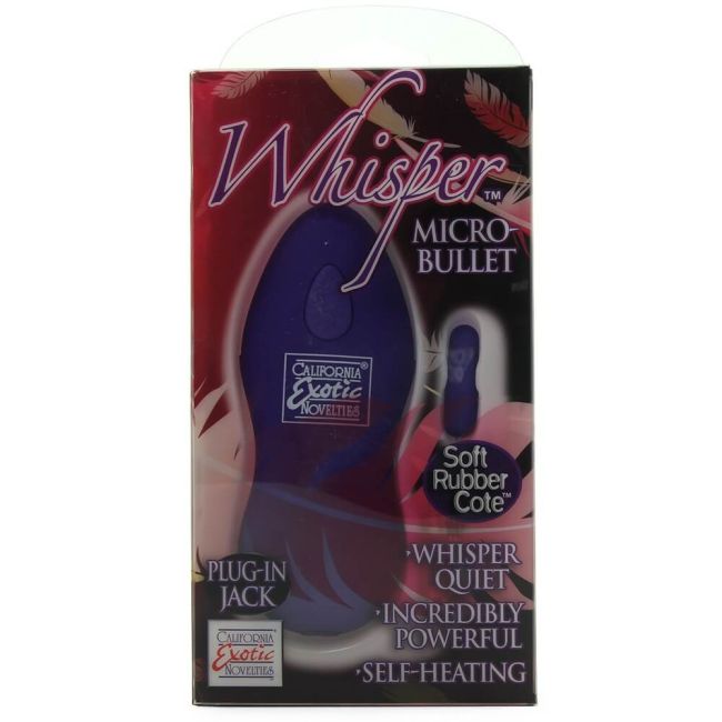 Whisper Self Heating Micro Bullet Vibe In Purple Sex Toys H Delivery