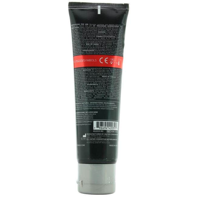 Prolonger Natural Male Genital Desensitizing Gel In 2oz 60m Sex Toys