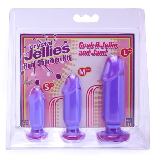 Sex Toys 1hr Delivery Crystal Jellies Anal Starter Kit In