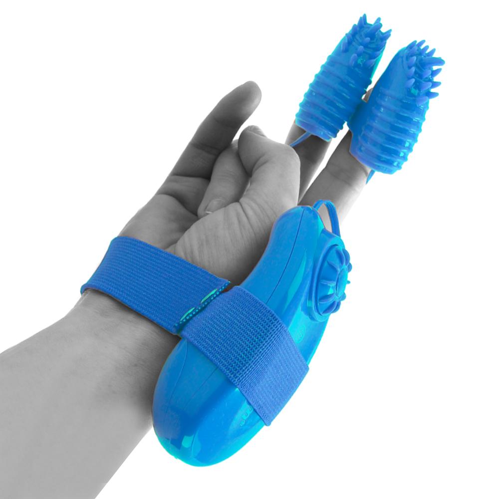 Neon Magic Touch Finger Fun In Blue Sex Toys 1h Delivery Hotme